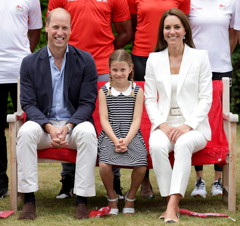 Księżna Kate, książę William i księżniczka Charlotte, Commonwealth Games, 2.08.2022
