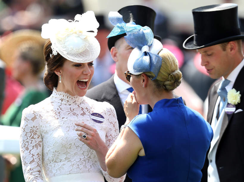 Księżna Kate, Zara Phillips, Zara Tindall, 20.06.2017