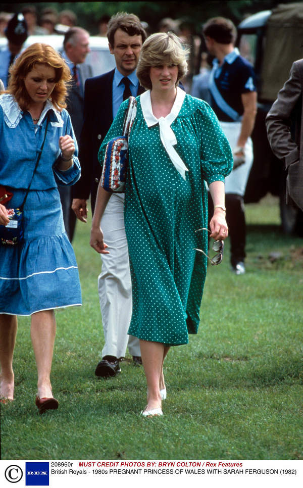 Księżna Sarah Ferguson i księżna Diana, 1982
