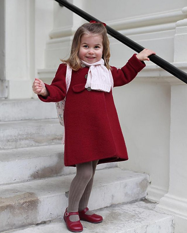 Księżniczka Charlotte chodzi do przedszkola