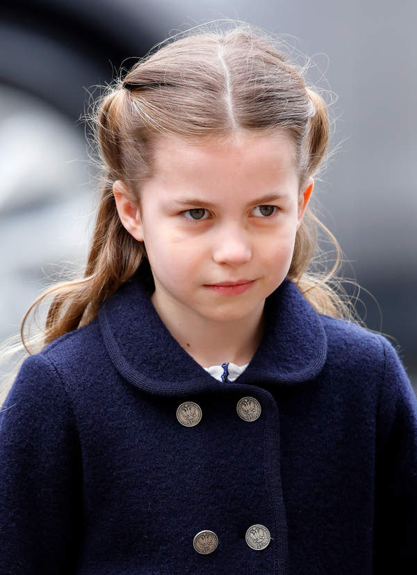 Księżniczka Charlotte, msza z okazji rocznicy śmierci księcia Filipa, 29.03.2022