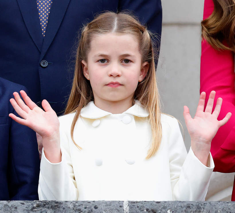 Księżniczka Charlotte, obchody 70-lecia panowania Elżbiety II, Londyn, pałac Buckingham, 05.06.2022 rok