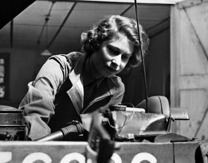 Księżniczka Elżbieta podczas II wojny światowej, 10.06.1945
