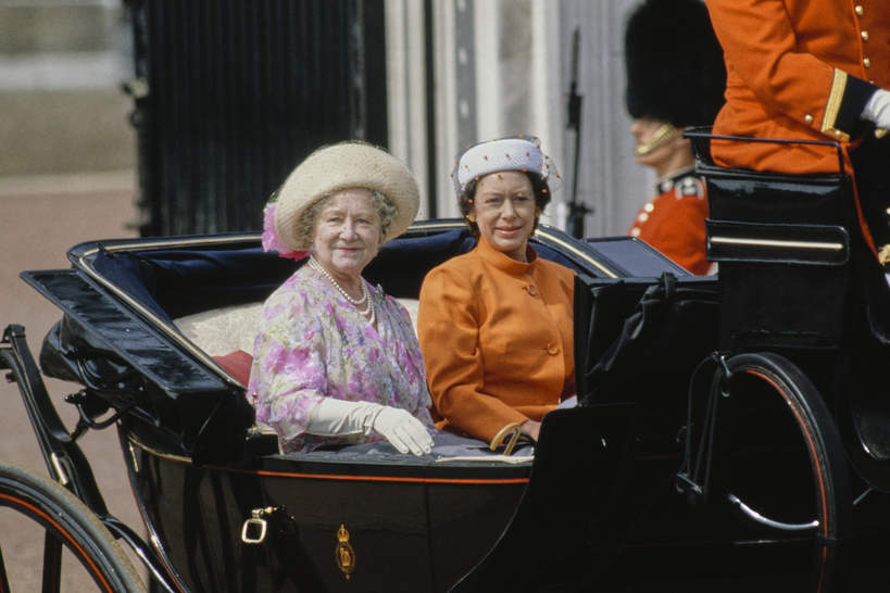 Księżniczka Małgorzata i Królowa Matka, Trooping the Colour, 13.06.1981