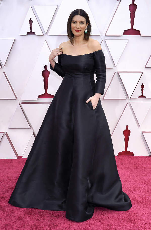 Laura Pausini, gala rozdania Oscarów, Los Angeles, Kalifornia, 25.04.2021 rok