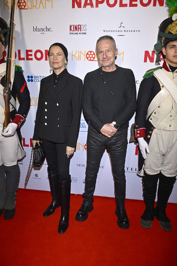 Lidia Popiel, Bogusław Linda, Premiera filmu „Napoleon”, 20 listopada 2023