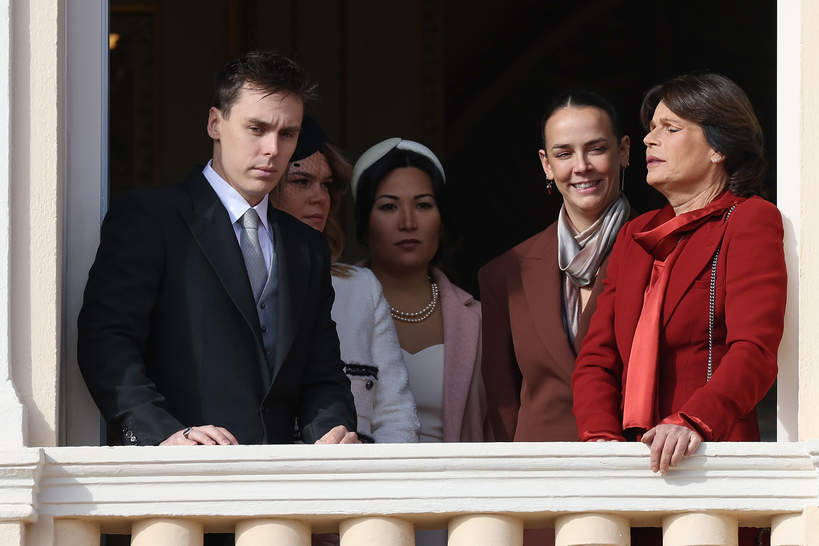 Louis Ducruet, Pauline Ducruet, Camille Gottlieb, Marie Chevallier i księżniczka Stefania, 19.11.2022, Monako