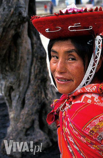 Mama i dziecko z peruwiańskiego plemienia Quechua