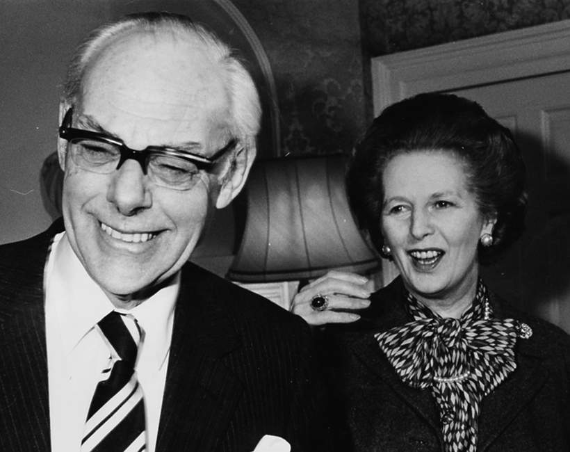 Margaret Thatcher, Denis Thatcher, Londyn, 11.02.1985 rok
