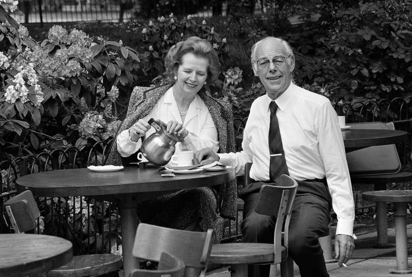 Margaret Thatcher, Denis Thatcher, około 1985 roku