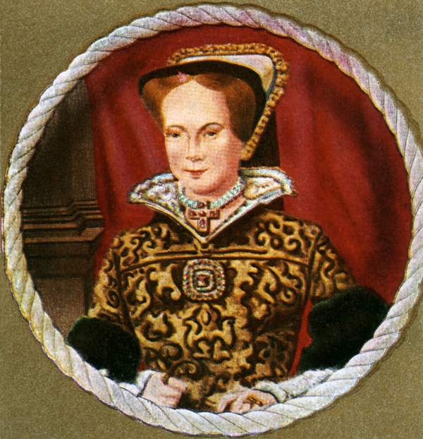Maria Tudor, królowa, reprodukcja obrazu autorstwa Anthonisa Mora, około 1555 roku