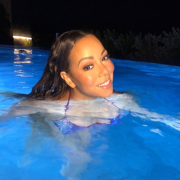Mariah Carey Flaunts Bikini Body In Sparkly Swimsuit While Posing My Xxx Hot Girl 