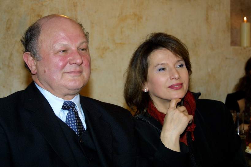 Marzena Trybała, Jan Greber, walentynkowe przyjęcie, 2001 rok