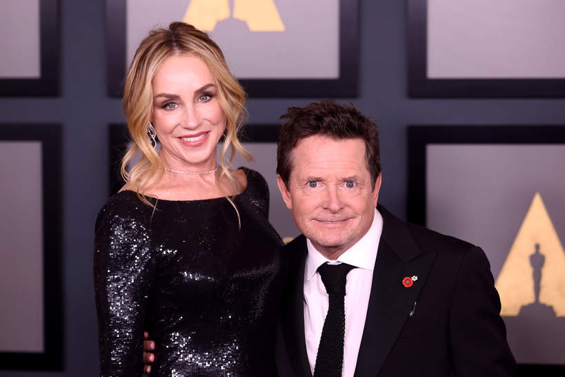Michael J. Fox, żona, Tracy Pollan, 13th Governors Awards, 19.11.2022, Los Angeles