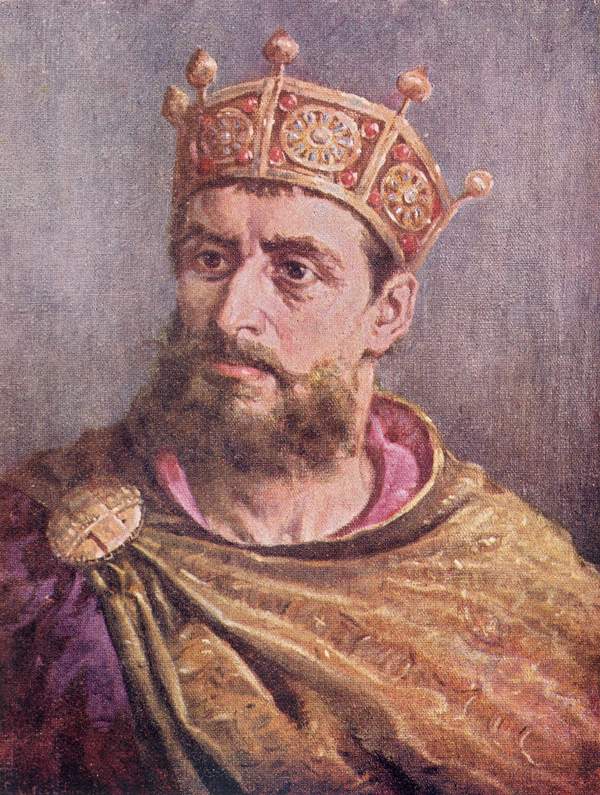 Mieszko Mieczysław II Lambert Gnuśny Piast (990 -1034), władca Polski. Reprodukcja
