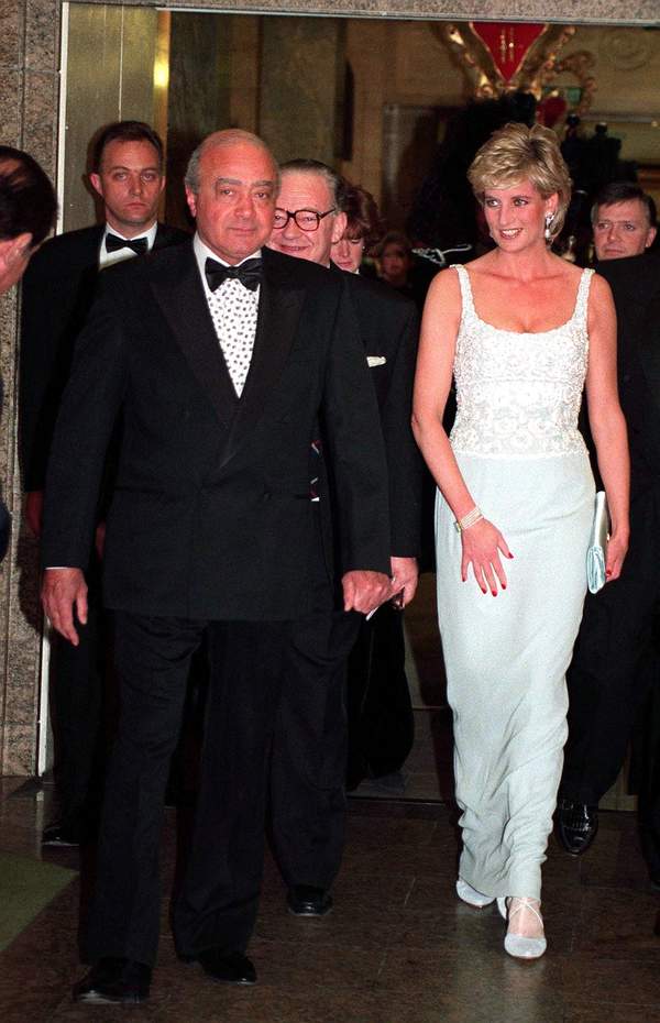Mohamed Al-Fayed i księżna Diana, luty 1996 roku