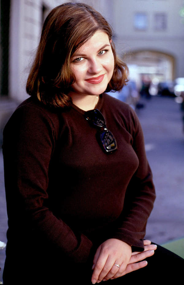 Monika Ambroziak, aktorka Teatru Buffo, Warszawa, 09.08.1996 rok