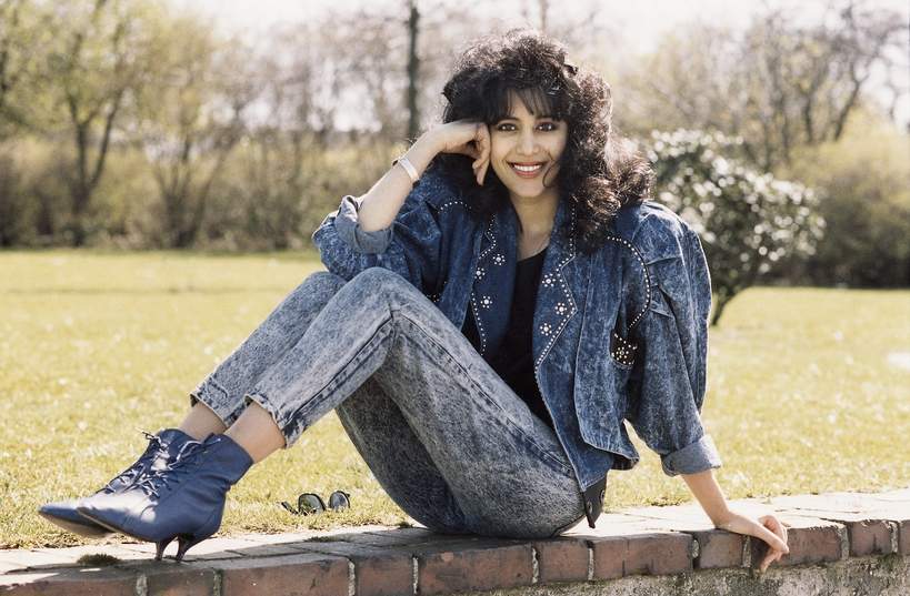 Ofra Haza, piosenkarka izraelska w Niemczech, lata 80. lub 90. XX wieku