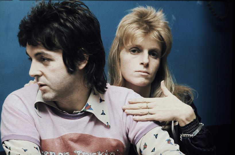 Paul McCartney, Linda McCartney, rozdanie Grammy, Londyn, 21.11.1973 rok