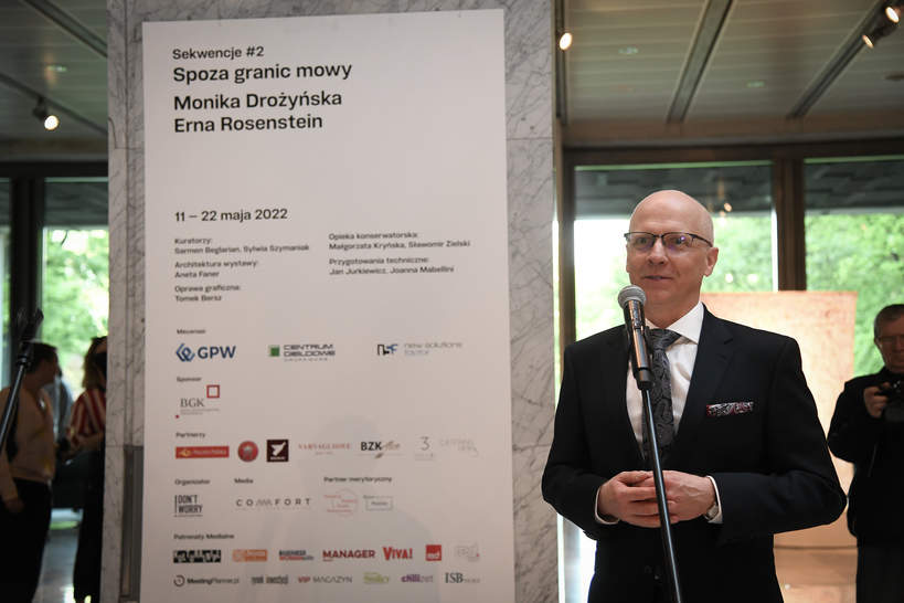 Piotr Borowski, otwarcie wystawy „Spoza granic mowy”