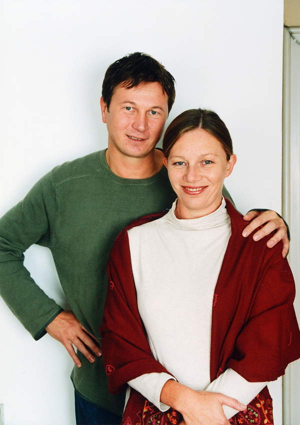 Piotr Cyrwus, Maja Barełkowska, Maja Cyrwus, Kraków, wrzesień 2001 rok