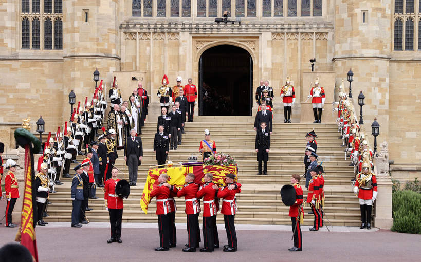 Pogrzeb królowej Elżbiety II, kaplica św. Jerzego, Windsor, 19.09.2022