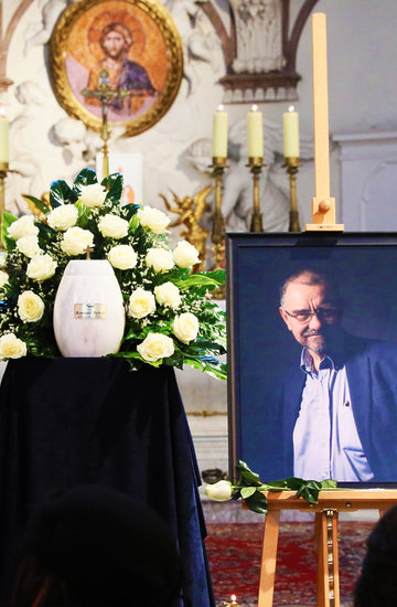 Pogrzeb profesora Romualda Dębskiego