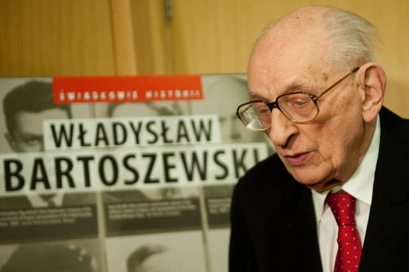 Profesor Władysław Bartoszewski, spotkanie autorskie, Warszawa, 26.02.2013 rok