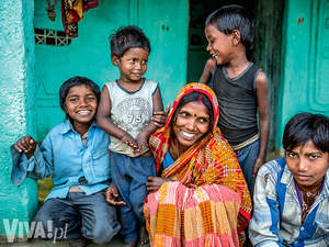 rodzina z miasta Bihar