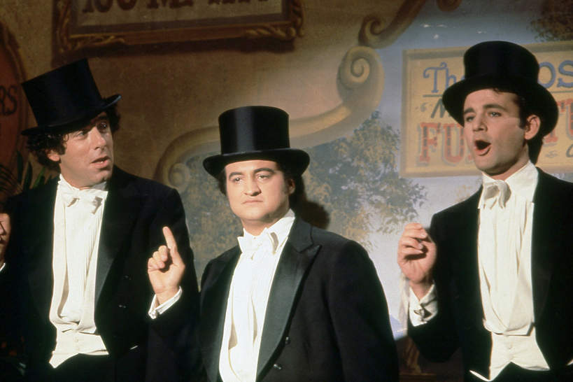 Saturday Night Live, Elliott Gould, John Belushi, Bill Murray, 1977