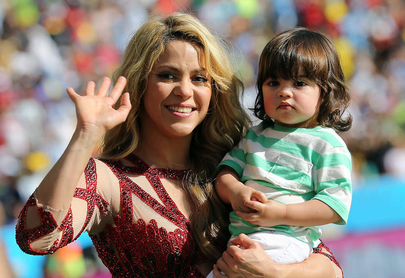 Shakira, Milan Pique, Rio de Janeiro, Brazylia, 13.07.2014 rok
