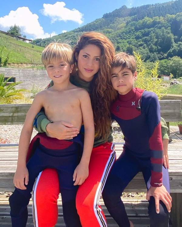 Shakira z synami