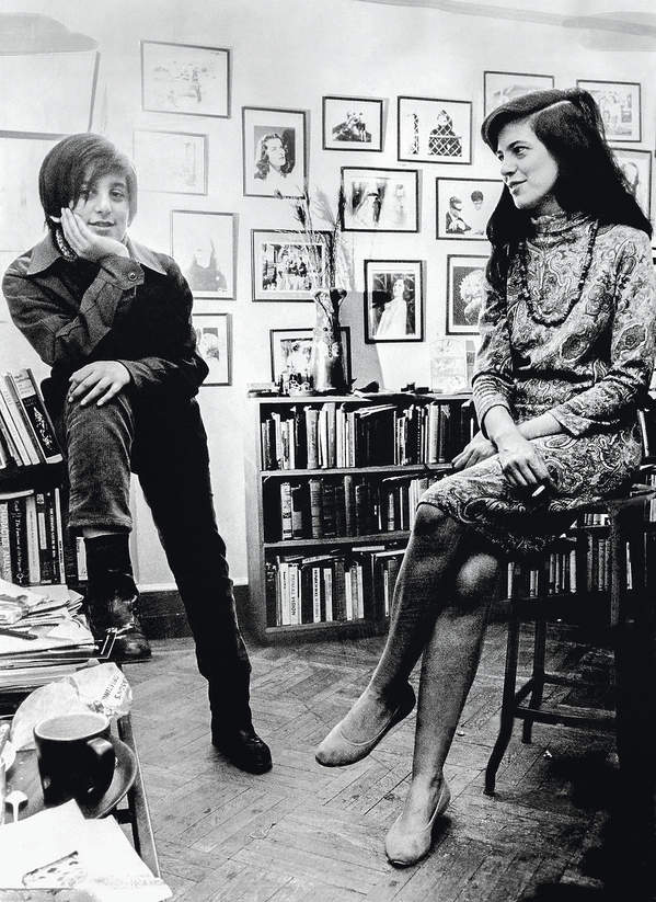 Susan Sontag i jej 15-letni syn David, 1967 rok