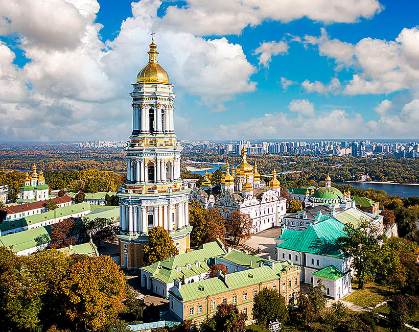 Ukraina, Kijów, widok na Kijów