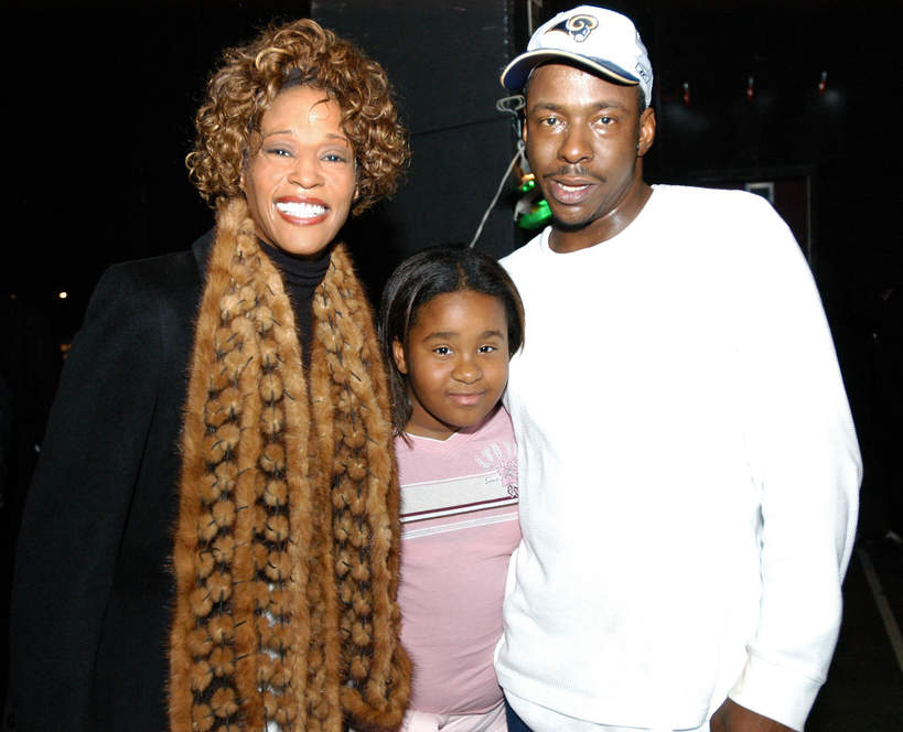 Whitney Houston, Bobbi Kristina Brown, Bobby Brown, 08.11.2003 rok