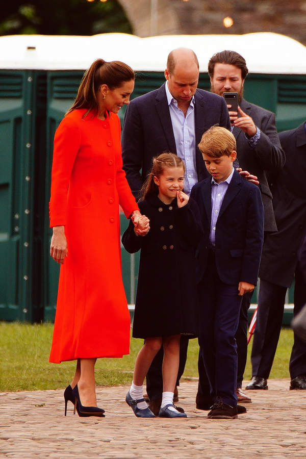 William, Kate, George, Charlotte, obchody 70-lecia panowania Elżbiety II, Cardiff, Walia, 04.06.2022 rok