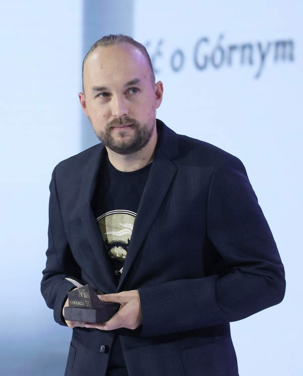Zbigniew Rokita, laureat Literackiej Nagrody Nike 2021, Warszawa, 03.10.2021 rok