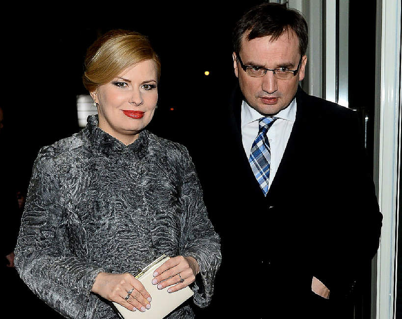 Zbigniew Ziobro, żona, Patrycja Kotecka-Ziobro, Gala plebiscytu Człowiek Wolności 2015 tygodnika wSieci, 26.01.2016, Warszawa