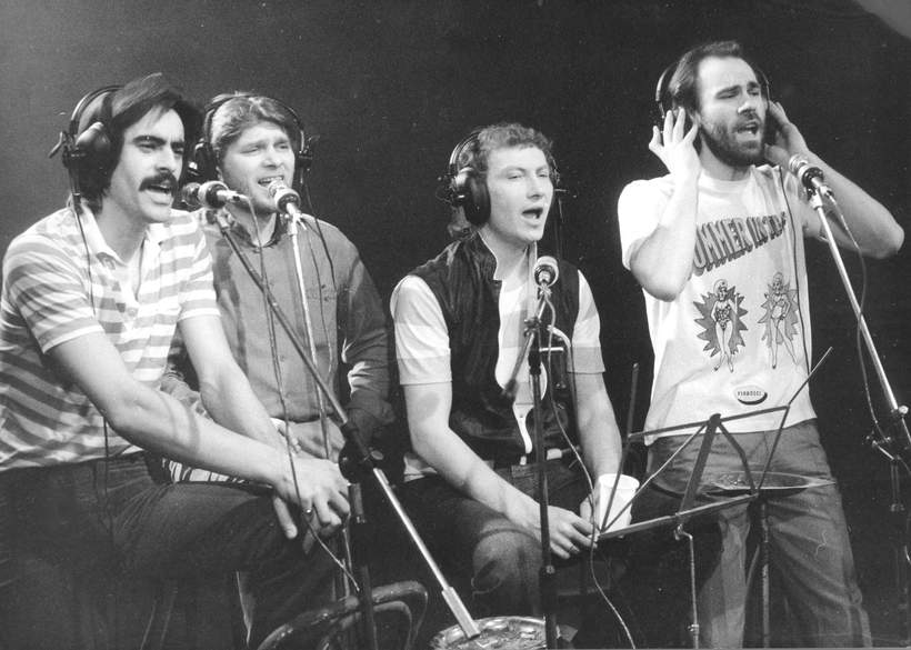 Zespół VOX, od prawej Ryszard Rynkowski, Jerzy Słota, Andrzej Kozioł, Witold Paszt, 01.03.1984 rok