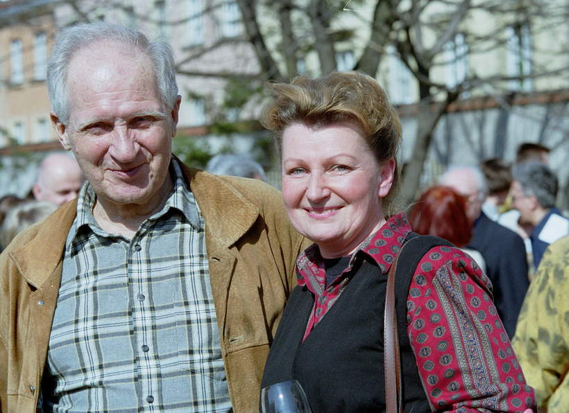 Zygmunt Kęstowicz z żoną Janiną, 08.04.1999 rok