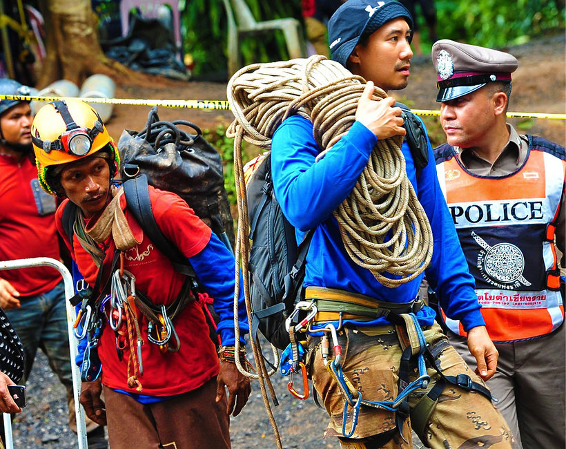 Akcja ratunkowa w jaskini w Tajlandii