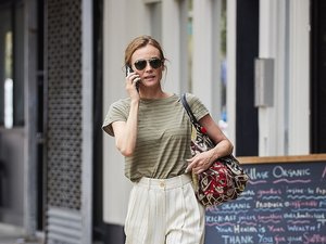 Diane Kruger na spacerze w Nowym Jorku