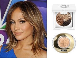 Jennifer Lopez, Gigi Hadid, złote kosmetyki