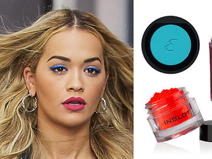 Rita Ora, Gigi Hadid, neonowe kosmetyki do makijażu