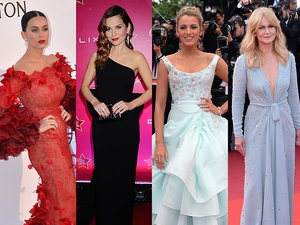 Katy Perry, Paulina Sykut, Blake Lively, Grażyna Torbicka, Joanna Przetakiewicz w pięknych sukniach