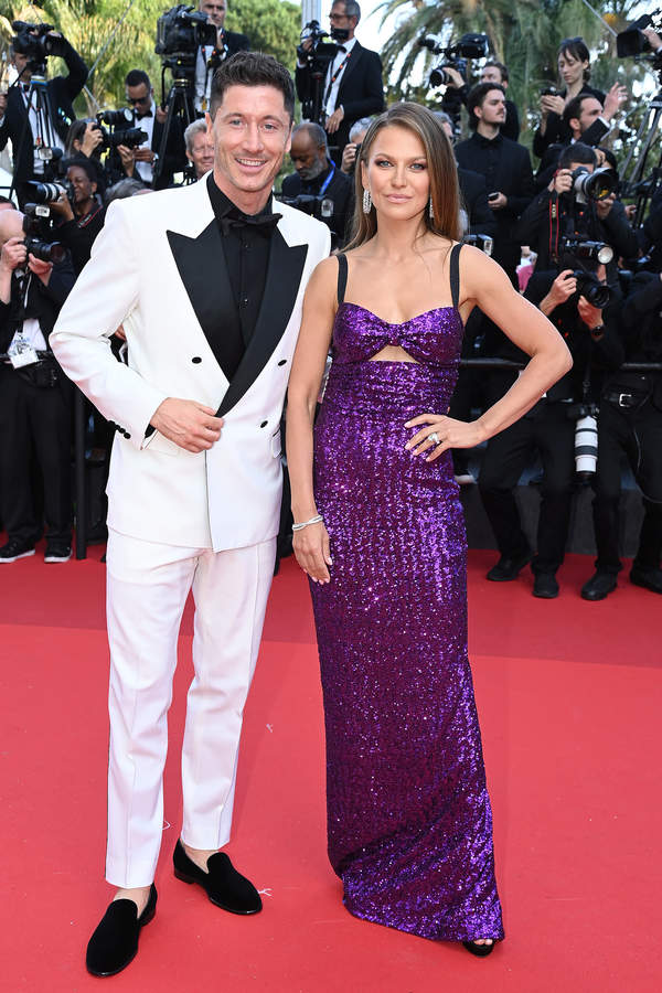 Anna Lewandowska Robert Lewandowski Festiwal Filmowy Cannes 2022 suknia dolce gabbana