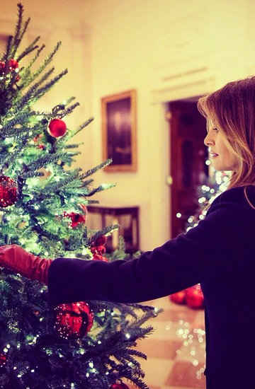 Biały Dom - Melania Trump pokazała dekoracje na Święta Boże Narodzenie 2018 FLOTUS decorations White House