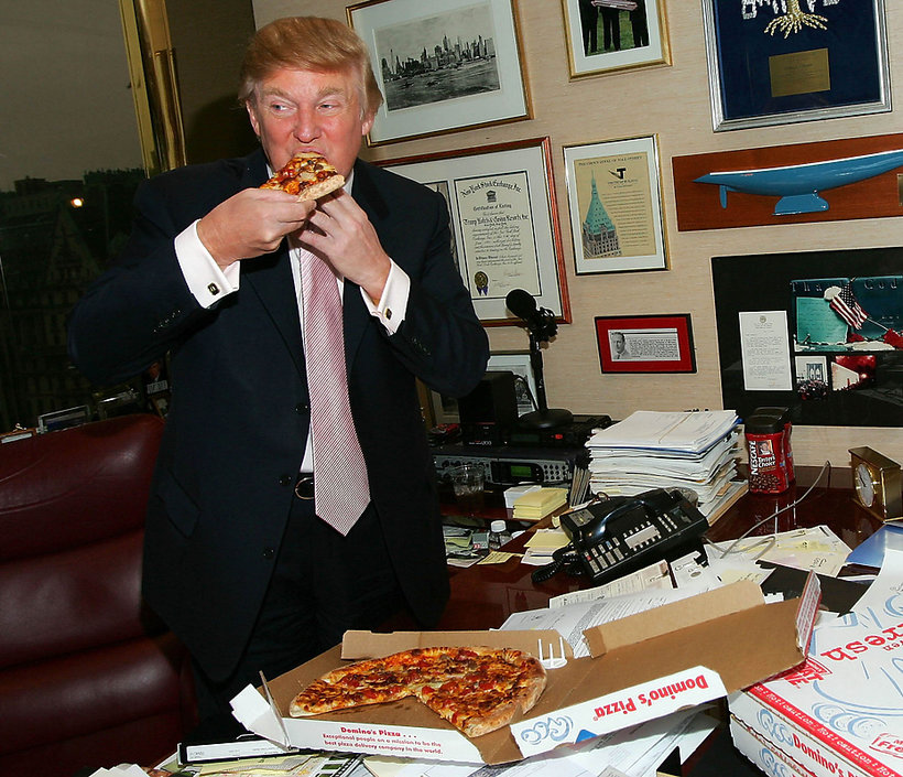 Co je Donald Trump? McDonald, KFC, pizza