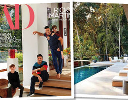 Luksus, minimalizm i… Czym zaskakuje dom Ricky'ego Martina i jego męża? Tego się nie spodziewaliśmy! 