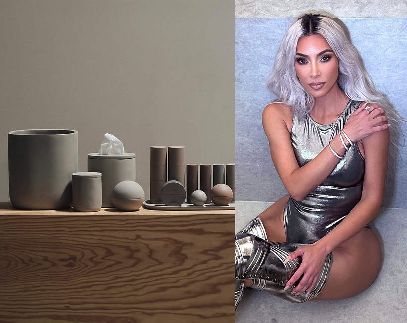 Kim Kardashian SKKN akcesoria do wnetrz rzeczy dekorowanie wnetrza